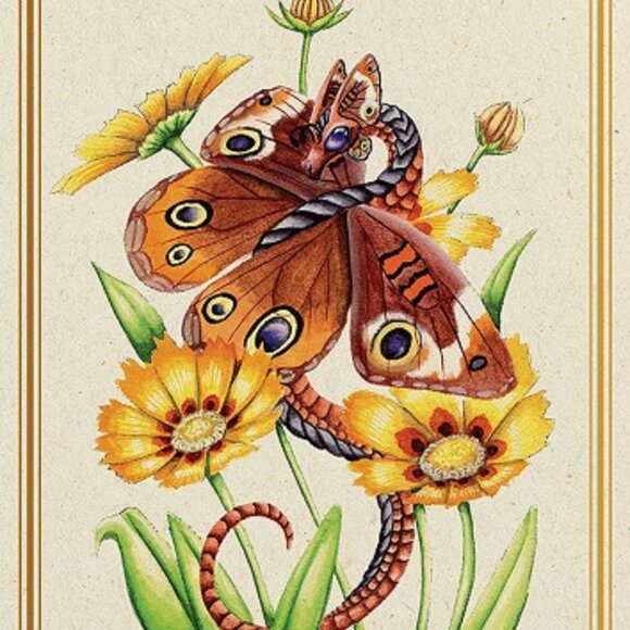 Enchanted Blossoms Empowerment Oracle, Botanical, deck and guidebook - Picture 3 of 6